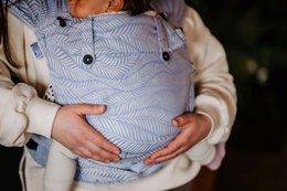 Baby carrier wrap & go baby - palm - lilac