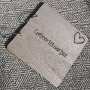 Geboorte kaartjes hartjes
