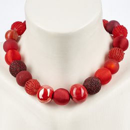 Stephisimo "Bollywood" ketting, Bordeaux