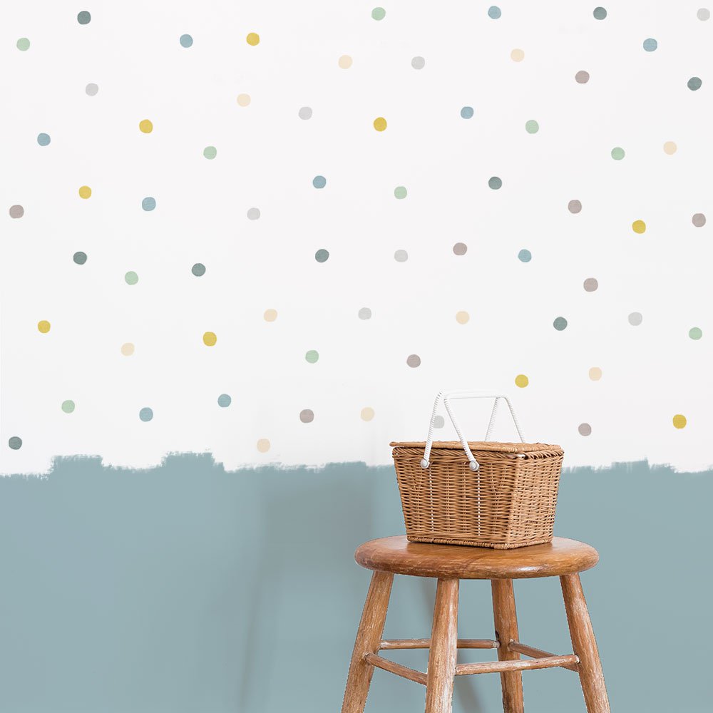Pencil dots wall sticker