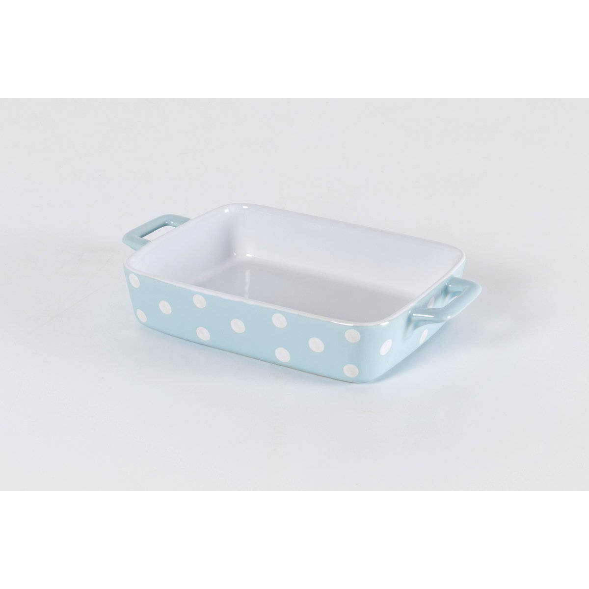 Plato pequeño azul pastel con lunares Isabelle Rose