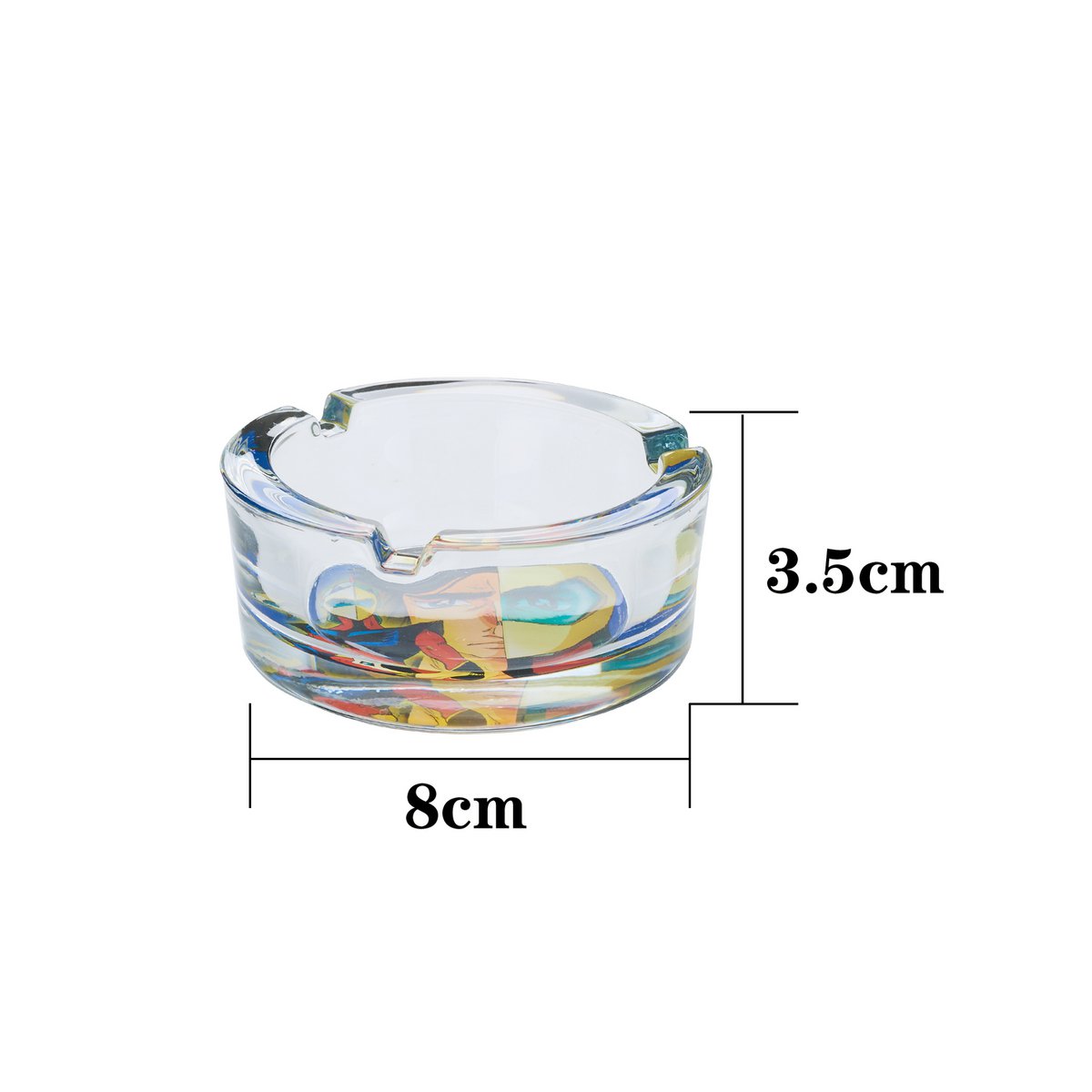 GOLDORAK Glazen Asbak 8 cm