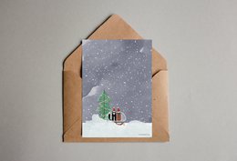 Postkarte - Serie 'Weihnachten' - 'Ot und Sien feiern Weihnachten'
