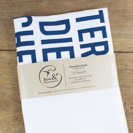 Torchon avec du beurre pour le poisson