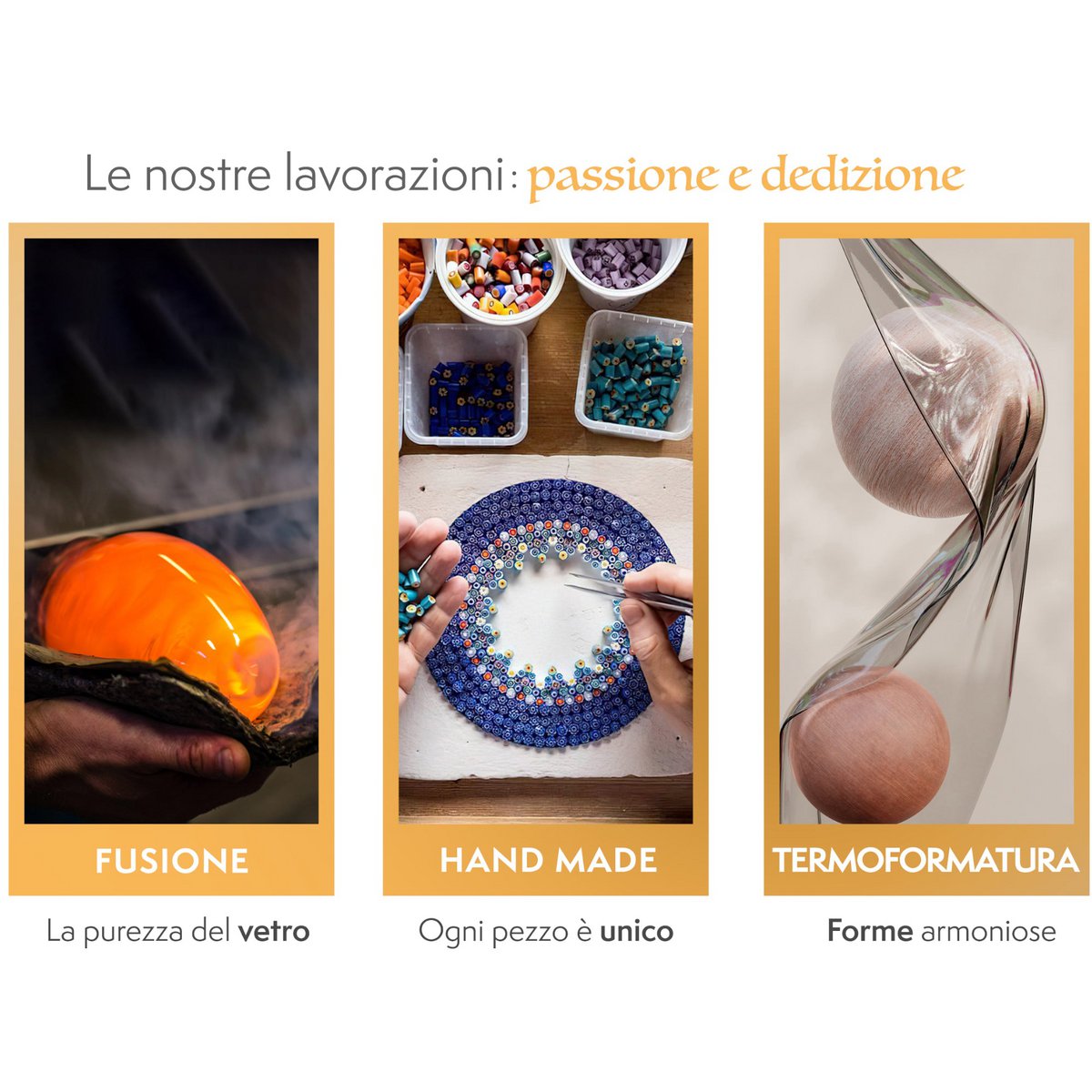 Quadratschüssel in Murano -Glas, Geschenkidee, Gefälligkeiten, goldener Dekoration des Lebens und Murrine di Murano