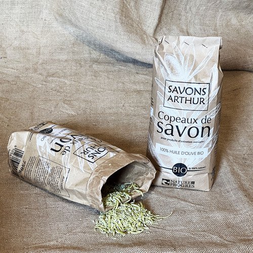100 % ØKOLOGISK Olivenolie Sæbespåner • 750g