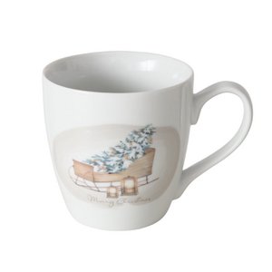 Beker Slee mit Kerstboom 480 ml