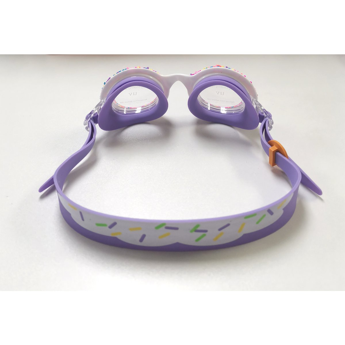 Schwimmbrille Donut lila