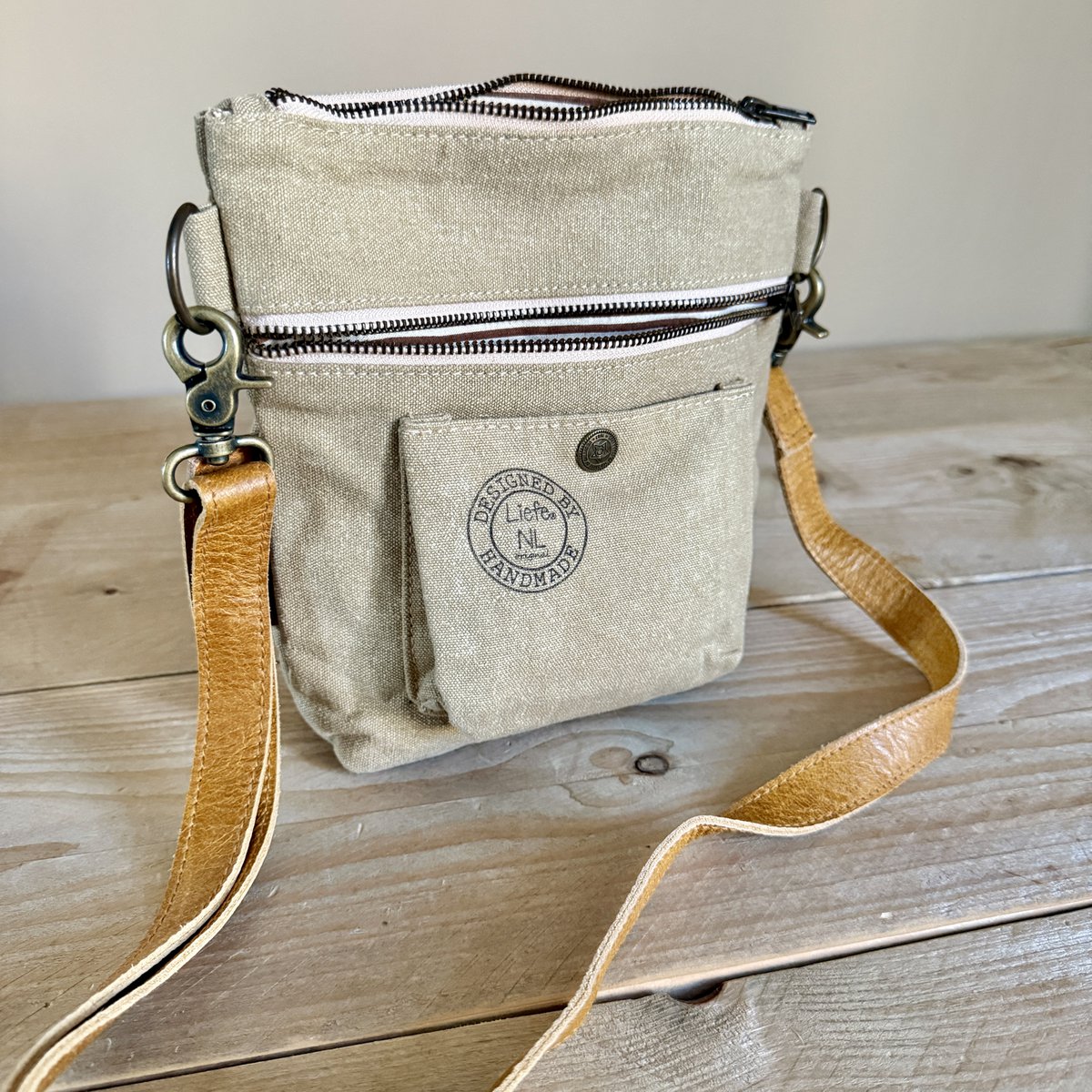 FestivalBag (recycled cotton khaki) NEW BATCH