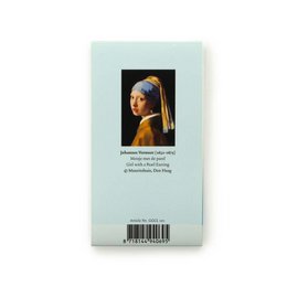 Notelet, Pige med en perleørering, Vermeer