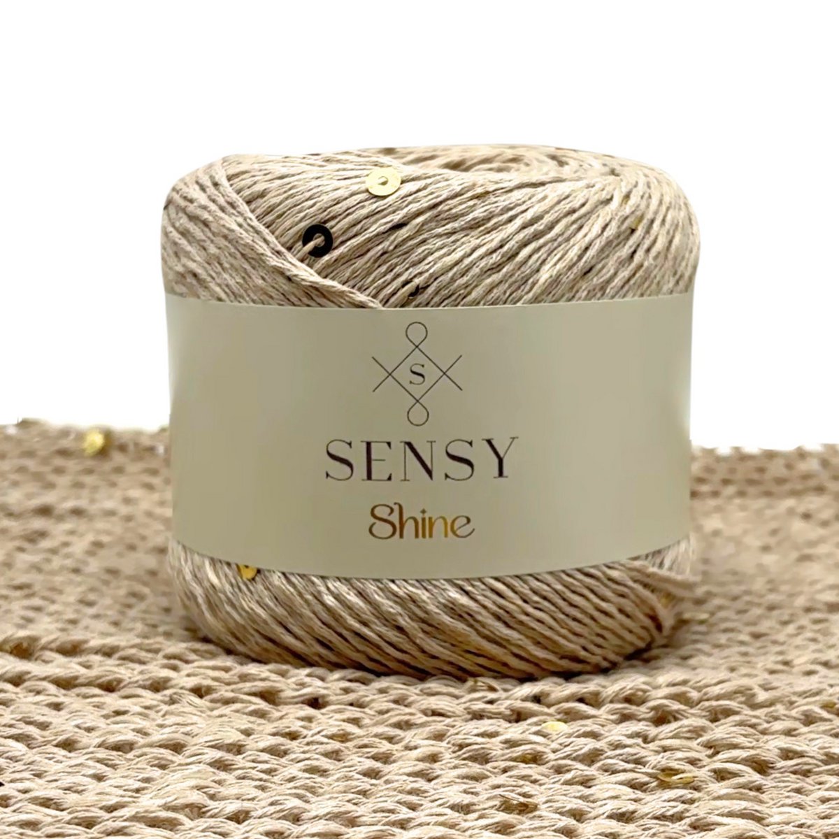Filato Sensy Shine, 3,5 once, 340 iarde, calibro 2 fine