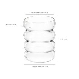 Trinkglas „Bubble“