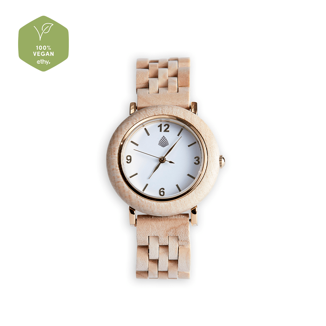 The Birch - Handmade Wood Vegan Watch