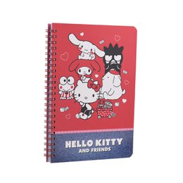 Carnet A5 à Spirale Hello Kitty & Friends – 96 Feuilles