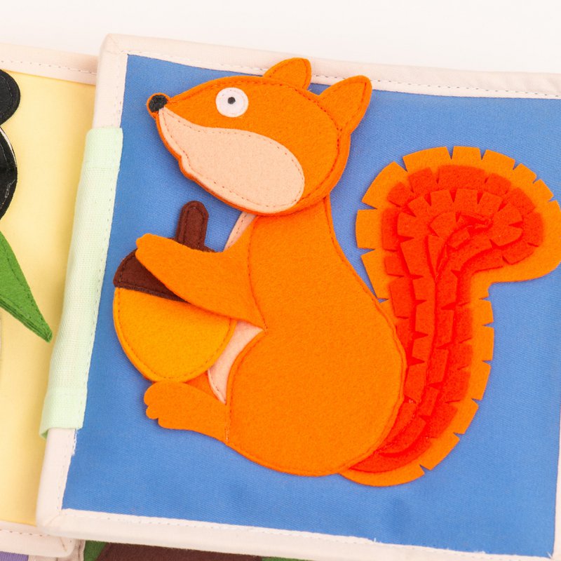Animal Friends - Mini libro tranquillo di 6 pagine