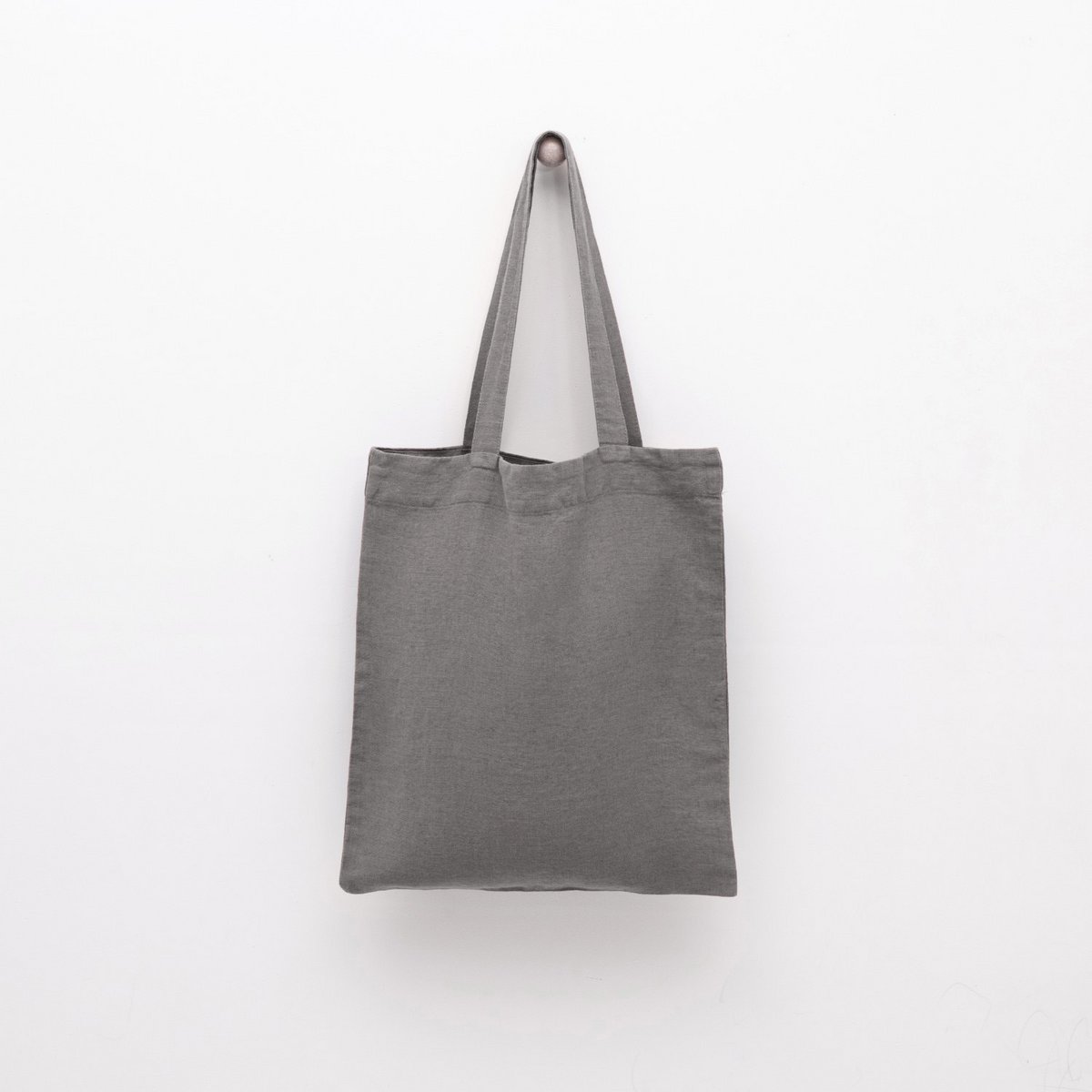 Stone Linen Tote Bag