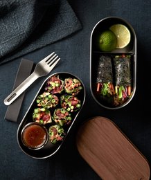 Black+Blum Bento Box - Madkasse - 185x97x120mm - Grijs