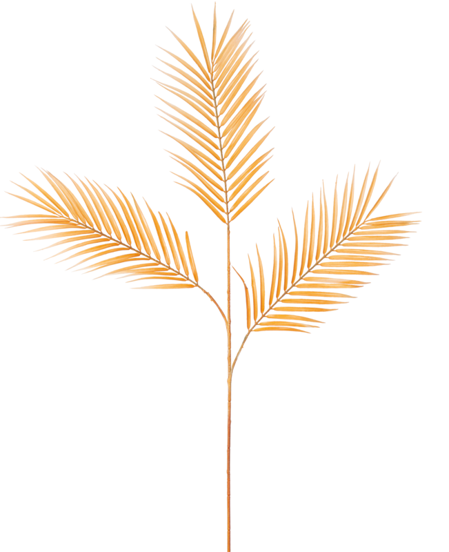 Kunsttak Varen 100 cm oker