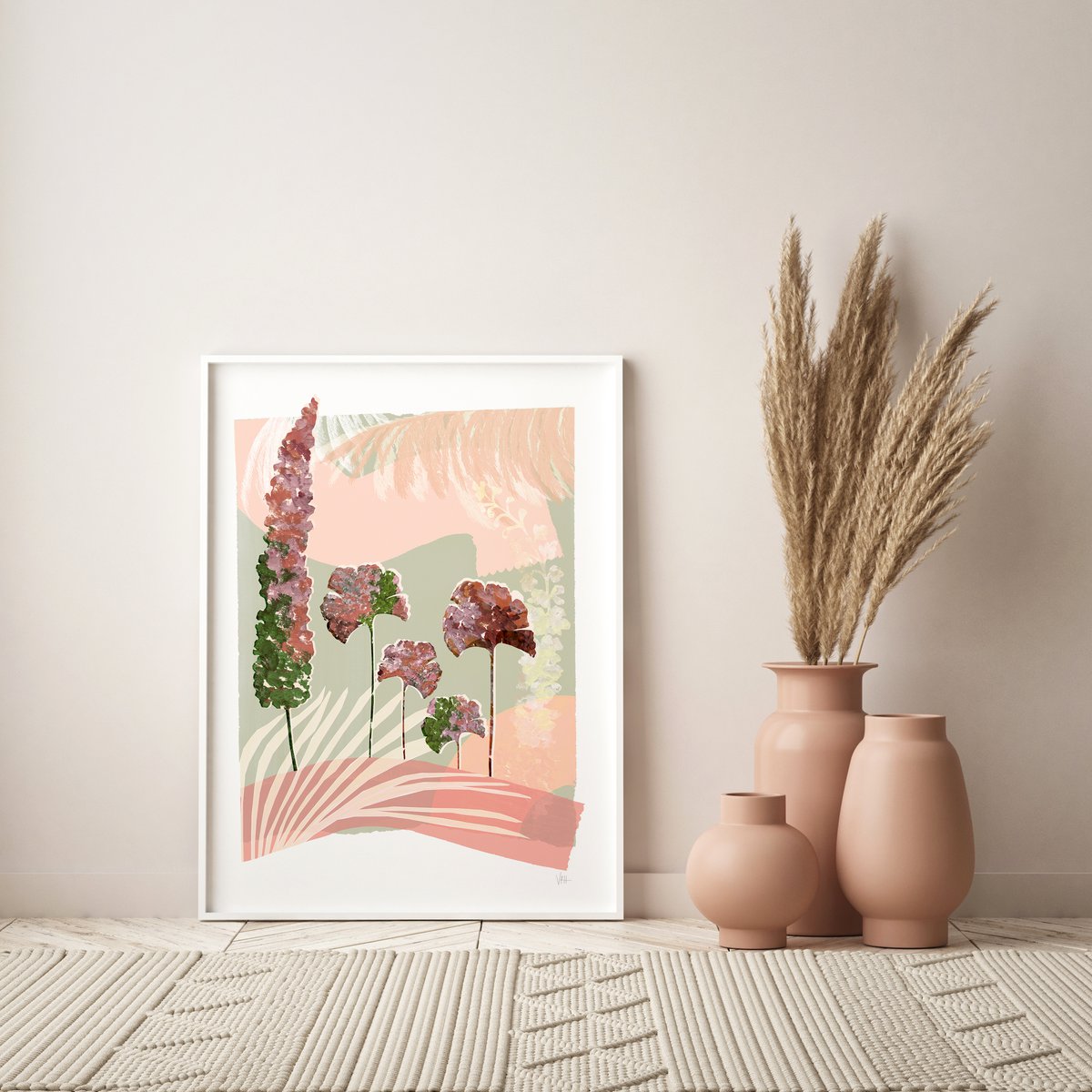 Serene botanische 1 Art Print