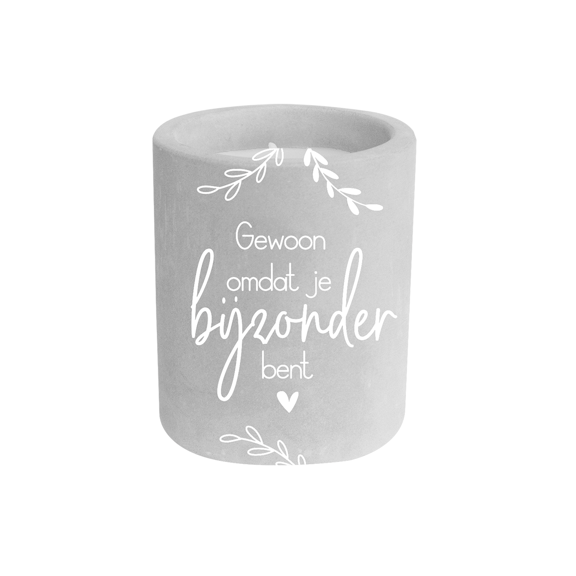 Cement candle - Je bijzonder bent