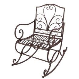 Rocking chair - antique brown