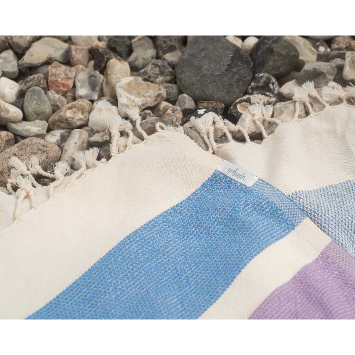 Hamamtuch Bio-Baumwolle Dalya sky over lavender