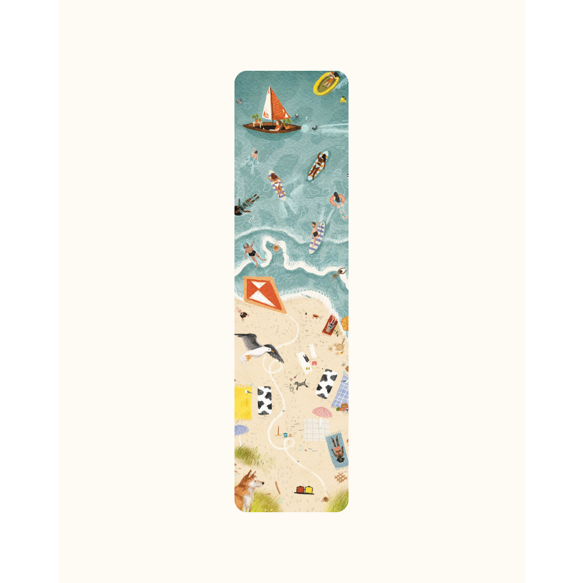 Beach day, bookmark