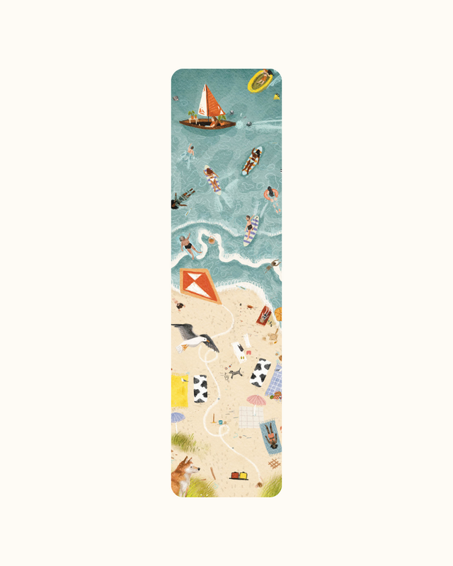 Beach day, bookmark