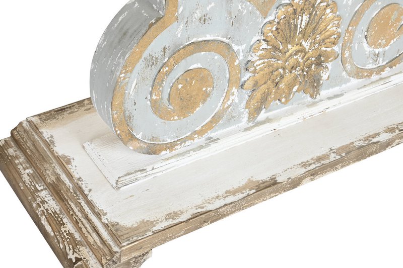 TANNEN-MDF-KONSOLE 121,5X40X95 GEALTERT MB203024
