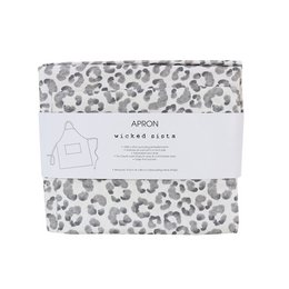 WS Apron Watercolour Leopard