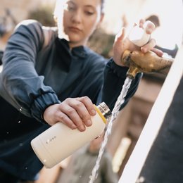 Insulated Reusable Bottle 500ml - Ivory