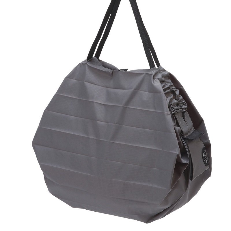 Shupatto compacte opvouwbare boodschappentas maat M - Charcoal (Sumi)