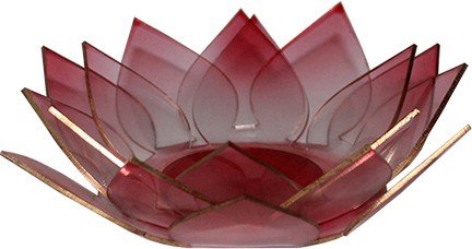 Chakra acrilico della radice di loto