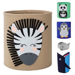 Cesto portaoggetti per la cameretta dei bambini - Zebra