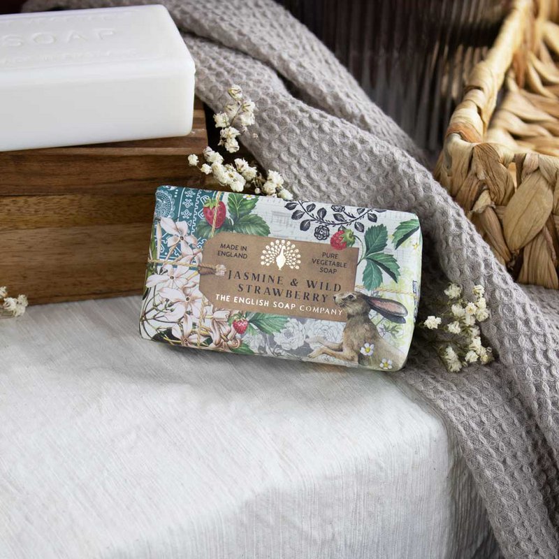 ENGLISCHE SEIFE C° 190g zeep – Jasmin & Walderdbeere