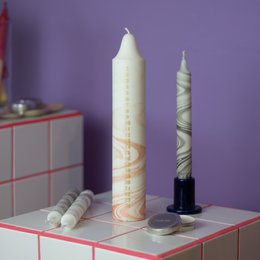 Adventskerze Marmor, Weihnachtskalender