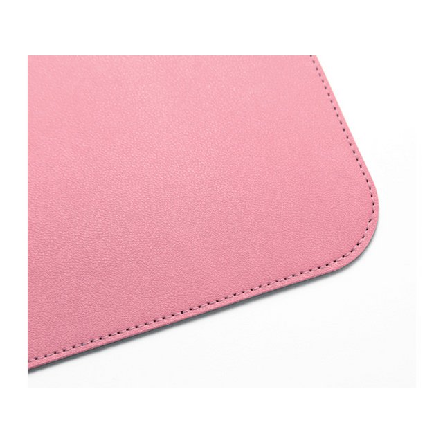 Onderlegger oprolbaar Sigel roze-zilver, 800x300x2mm imitatieleer, dubbelzijdig
