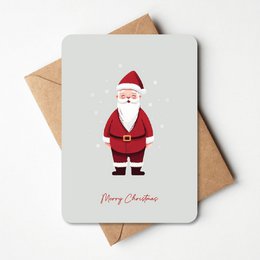 Carte de Noël | le père Noël