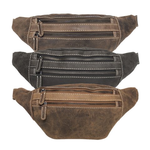 3 Colors Leather Crossbody Fanny Pack - Pouch For Women And Men