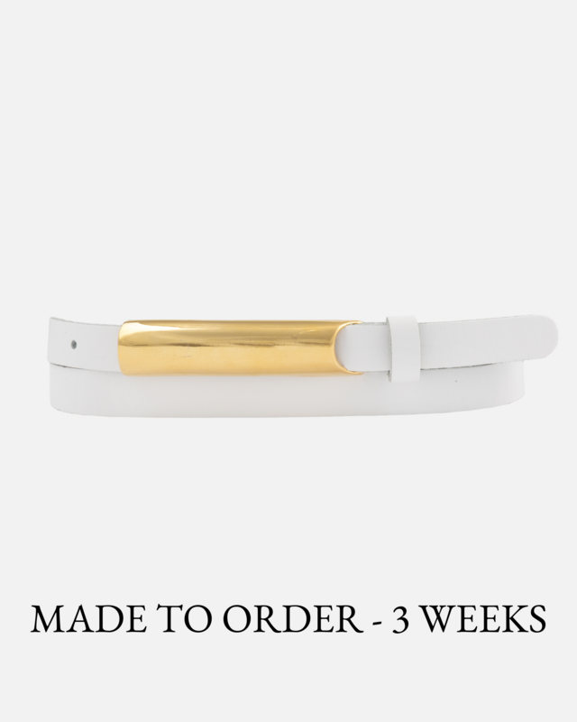 MADE TO ORDER Irene | Sleek Leather Belt