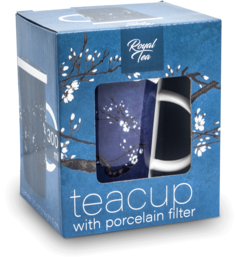 Edo Teamug set, Magnolia Blue, porc.filter, giftbox