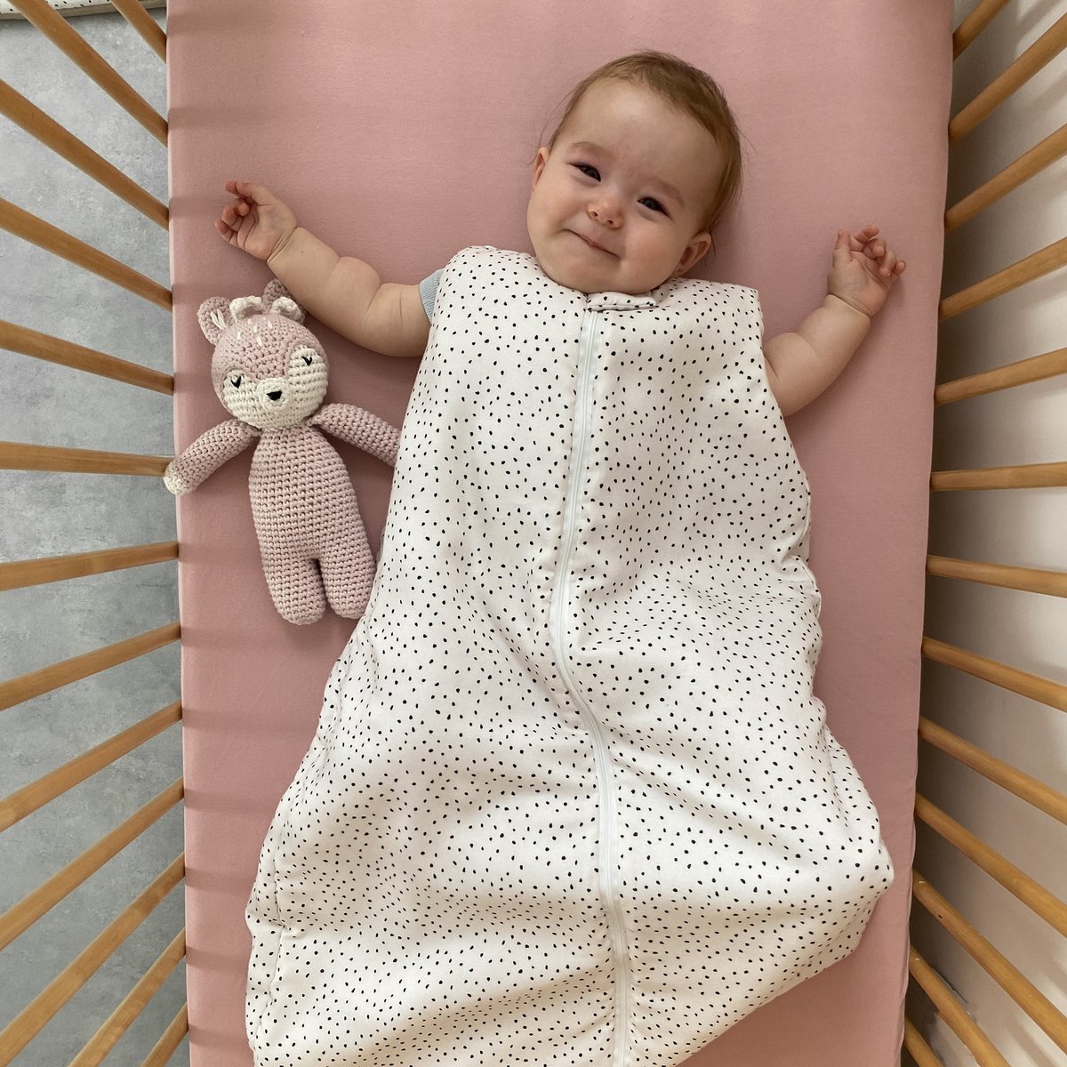 Midweight bamboo sleeping bag 1,5 TOG - Fawns