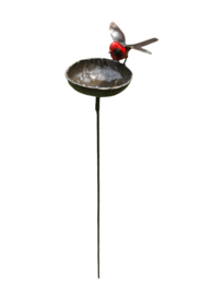 Metal Baby Robin Bowl på Stick