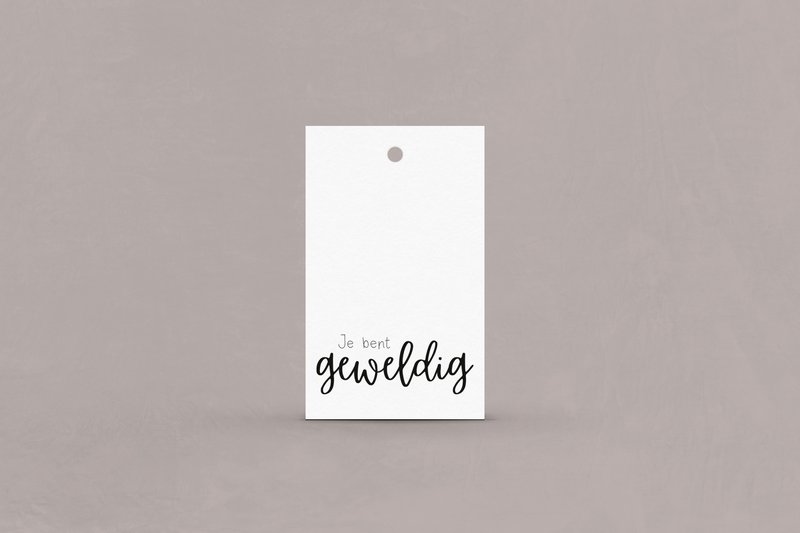 Værdipakke Gavemærke Minimal