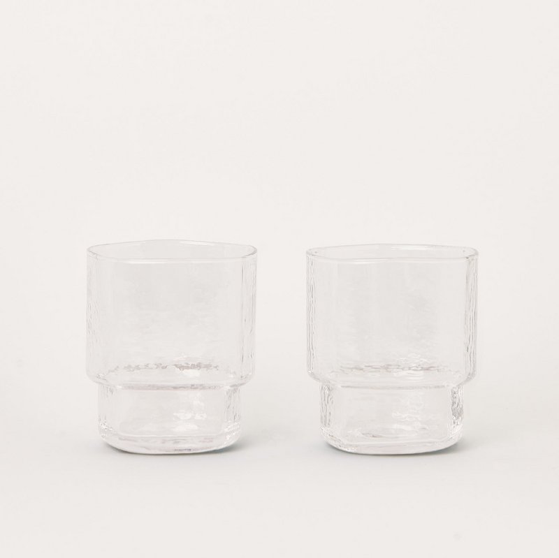 Boxx Tumbler Clear (Set of 2)