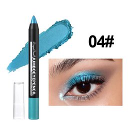 Rokerige Donkergroene Oogschaduw Potloodstift Waterdicht Parelmoer 12 Kleuren Metallic Glitter Oogschaduw Markeerstift Make-up Tool