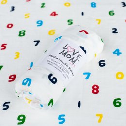 Numeri colorati Swaddle