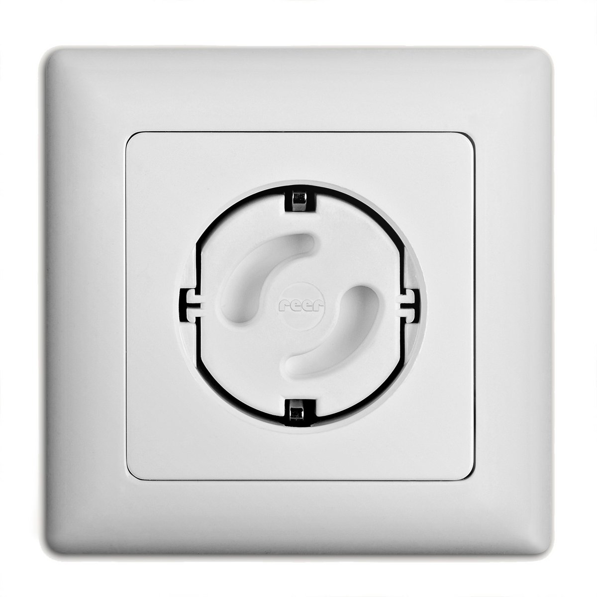 Stopcontactafdekkingen, 5 stuks, wit