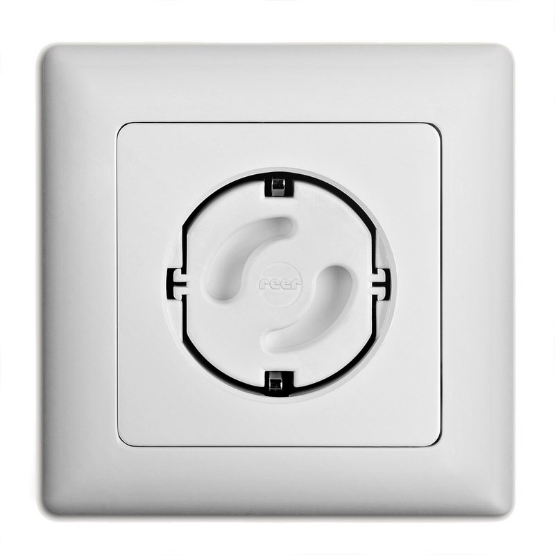 Stopcontactafdekkingen, 5 stuks, wit