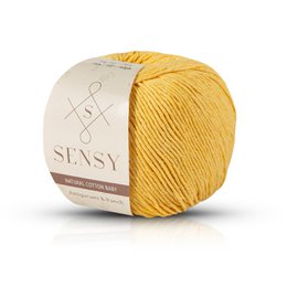Sensy Premium Natural Baby Cotton 100% filato di cotone morbido per lavoro a maglia e uncinetto Amigurumi